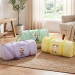 Bolsa de viaje grande personalizada con personaje de dibujos animados y nombre regalo de cumpleaños para niños y niñas