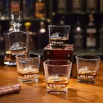 Personalized Truck Engraved Name Whiskey Decanter Bar Accessory Birthday Gift for Men Whiskey Lovers