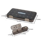 Personalized Sun Cloud Moon Design Food-Grade Detachable Weekly Pill Organizer Box with Text Get Well Soon Birthday Gift for Family Friends Patients