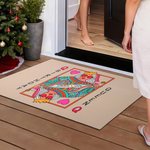 Henkilökohtainen punainen sydän pokeri kruunu aurinkolasit kuningatar maton nimi Home Decor syntymäpäivälahja tyttö nainen