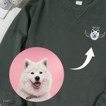 Personalizzato ricamato Cartoon Dog Cat Avatar Photo T-shirt Felpa con cappuccio con nome Memorial Sympathy Loss of Pet Regalo per chi ama gli animali domestici