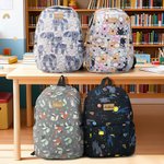 Henkilökohtainen söpö Fantasy yksisarvinen eläin säädettävä reppu lounas laukku kynäkotelo asetettu nimi takaisin kouluun syntymäpäivälahja lapsille