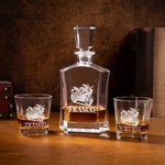 Personalized Cool Motorcycle Design Whiskey Decanter with Engraved Name Daily Use Birthday Gift for Whiskey Lover
