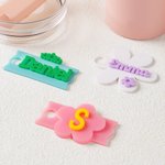 Couvercle à fleurs multicolore personnalisé pour gobelet 30 oz 40 oz avec nom Cadeau d'anniversaire pour femmes