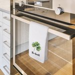 Toalla de cocina personalizada con nombre Lucky Shamrock Waffle Tea Towel St. Patrick's Day Gift for Family Friends