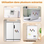 Marque-page Magnétique en Cuir PU Personnalisé avec Nom Initiale ou Motif Cadeau Anniversaire pour les Amoureux de Lecture