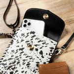 Personalisierte Telefon Crossbody Western Tooled Leder Cowhide Messenger Fringe Geldbörse Tasche