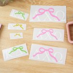 Personalized Bow Knot Greek Letter Decal Sticker Daily Use Sorority Bid Day Birthday Gift for Friends Girls | Callie × Affinity Licensing