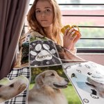 Manta suave personalizada con collage de fotos de perro o cachorro y nombre regalo de cumpleaños o conmemorativo para amantes de las mascotas