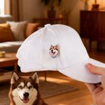 Personalized Cute Pet Portrait Brooch Pin with Name Wearable Art Memorial Birthday Festival Gift for Pet Lovers Friends