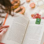 Personalized Folk Art Flower  PU Leather Bookmark Clip with Name Reading Birthday Gift for Book Lovers Bookworms