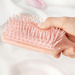 Personalized Butterfly Birth Flower Gemstone Hair Brush Anti-Static Massage Comb with Name Anniversary Birthday Gift for Girlfriend Bridesmaid