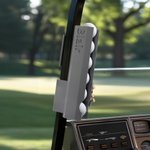 Personalised Name Design Twist Lock Golf Ball & Tee Holder for Cart Rail Golf Accessory Birthday Gift for Golf Lovers