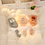 Personalized Butterfly Birth Flower Gemstone Hair Brush Anti-Static Massage Comb with Name Anniversary Birthday Gift for Girlfriend Bridesmaid