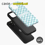 Personalised Cartoon Marsupilami Checkerboard Phone Case for iPhone with Name Daily Use Birthday Gift for Women Girls | Callie × Marsupilami®