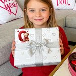 Personalized Heart Cute Cartoon Bear Initial Waterproof Stickers Labels with Name Valentine's Day Birthday Gift for Kids