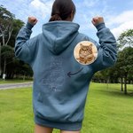Camiseta sudadera o sudadera con capucha personalizada con foto de mascota bordada y 1 a 2 nombres regalo de fiesta para amantes de mascotas