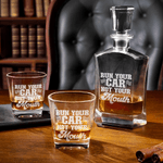 Henkilökohtainen kilpa-auto teema viski dekanteri lasi kaiverrettu teksti syntymäpäivä vuosipäivä lahja miehille viskin ystäville kilpa-ajajat