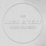 Personalisierter Buchpräger mit eigenem Logo oder Text und Aufbewahrungstasche Prägestempel Geburtstag Jahrestag Geschenk für Bücherliebhaber