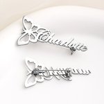Henkilökohtainen Elegantti Butterfly Lapel Brooch Pin nimi kihlaus häät lahja Bridesmaids Groomsmenille