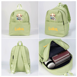 Personalized Cute Cartoon School Animal Multi-Compartment Kid Backpack with Name Back to School Gift for Boys Girls