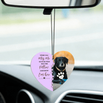 Personalized Paw Print Pet Photo Car Air Freshener Ornament with Name Car Interior Decor Sympathy Memorial Gift for Pet Owners Lovers