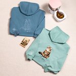 Camiseta sudadera o sudadera con capucha personalizada con foto de mascota bordada y 1 a 2 nombres regalo de fiesta para amantes de mascotas