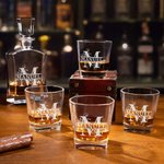 Personalized Lace Initial Whiskey Decanter with Name Birthday Father's Day Gift for Bartender Dad Whiskey Lovers