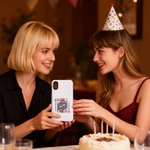 Henkilökohtainen Queen Pelikortti TPU Puhelin asia nimi iPhone Päivittäinen käyttö Syntymäpäivälahja hänelle