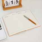 Personalizado Nuevo Capítulo Nacimiento Flor A5 Diario Cuaderno con Nombre Dimisión Jubilación Regalo para colega