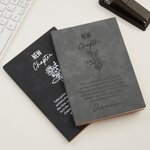 Personalizado Nuevo Capítulo Nacimiento Flor A5 Diario Cuaderno con Nombre Dimisión Jubilación Regalo para colega