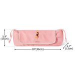 Personalized Cartoon Cheerleading Character Portable Heating Rod Storage Bag with Team Name Senior Night Game Day Team Gift for Cheerleaders Coaches