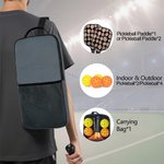Personalisierte 1-4 Avatar Gesicht Fotos Pickleball Paddel mit Pickleball und Tasche Wettbewerb Tag Geburtstagsgeschenk für Pickleball Spieler
