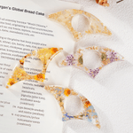 Portapáginas de libro de resina con flor de nacimiento personalizada y nombre Rincón de lectura Club de lectura Regalo para ratones de biblioteca