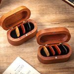 Personalized Guitar Chords Design Wooden Magnetic Guitar Pick Storage Box Set with Name and Word Birthday Gift for Musician Guitar Player