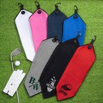 Personalised Golf-Themed Monogram Embroidery Magnetic Waffle Sport Towel with Hanging Clip Daily Training Game Day Golf Club Gift for Golf Players