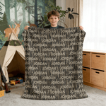 Personalisierte Jagd Camo weiche Decke mit Namen Home Decor Geburtstag Baby Dusche Geschenk für Kinder Neugeborenen werfen