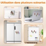 Marque-page Magnétique en Cuir PU Personnalisé avec Personnage Nom et Titre Cadeau Anniversaire pour les Amoureux de Lecture