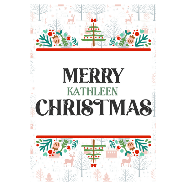 Winter Forest Christmas Ecard