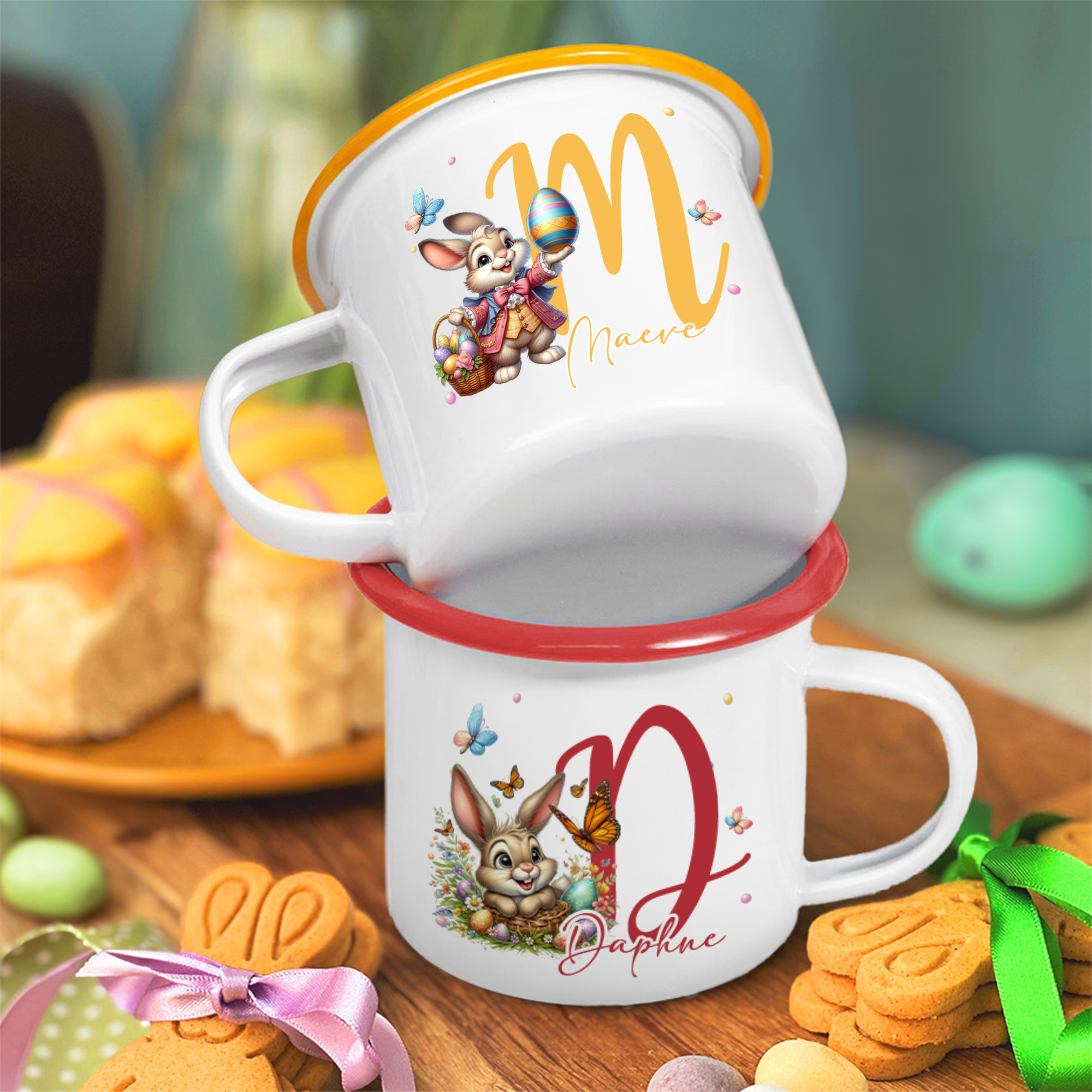 Emaille Tasse mit Namen Griseldis | Motiv 4