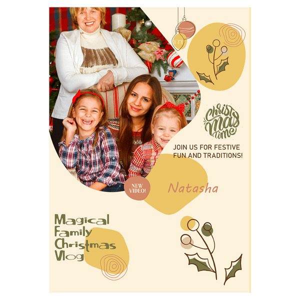 Magical Family Christmas Vlog Ecard