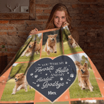 Personligt ben tassavtryck 8 foton mjuk pläd filt med namn heminredning daglig användning födelsedagspresent för husdjursägare