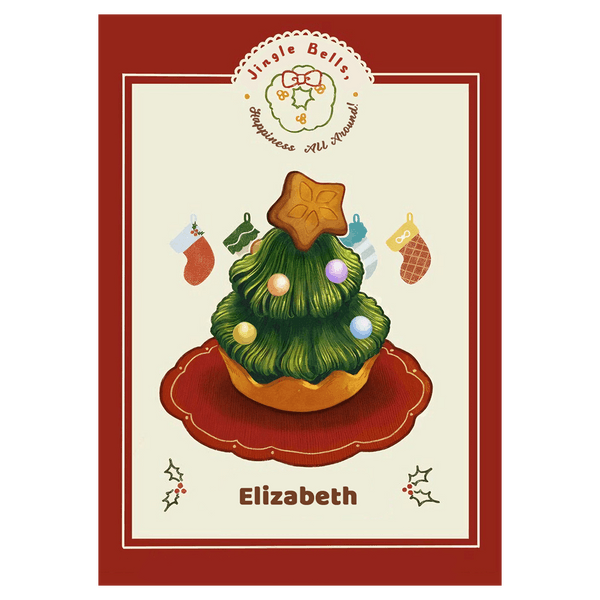 Dessert Style Tree Christmas Ecard