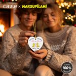 Personalized Long-Tailed Marsupilami Ceramic Ornament with Names Home Decor Christmas Gift for Kids Friends Family | Callie × Marsupilami®