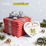 Personalized Long-Tailed Marsupilami Ceramic Ornament with Names Home Decor Christmas Gift for Kids Friends Family | Callie × Marsupilami®