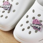 Personalizado 3D-impreso altavoz Pom Pom diseño del encanto del zapato con el nombre de zapatos de decoración de regalo para Cheerleaders