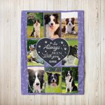 Personligt ben tassavtryck 8 foton mjuk pläd filt med namn heminredning daglig användning födelsedagspresent för husdjursägare