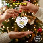 Personalized Long-Tailed Marsupilami Ceramic Ornament with Names Home Decor Christmas Gift for Kids Friends Family | Callie × Marsupilami®