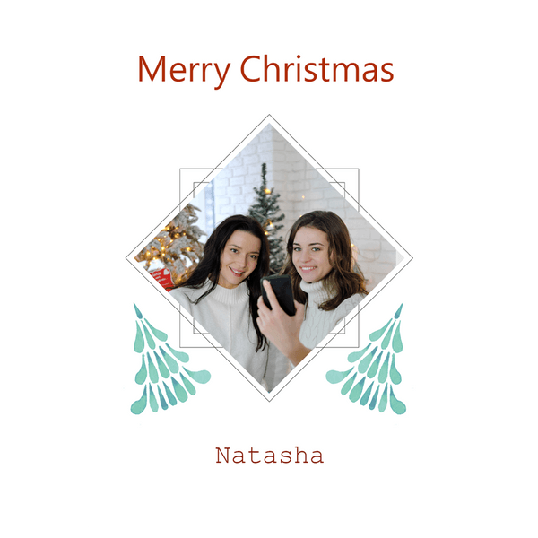 Photo Frame Christmas Ecard