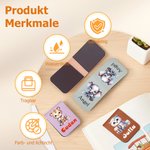 Personalisiertes magnetisches PU-Leder-Lesezeichen mit niedlichem Cartoon Tier Namen Schulstart Geburtstag Geschenk für Kinder Schüler Bücherwürmer